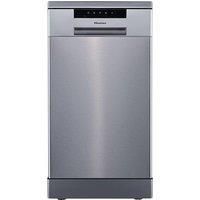 Hisense HS523E15XUK Slimline Dishwasher - Stainless Steel