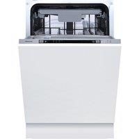 Hisense HV523E15UK 10 Places Slimline Fully Integrated Dishwasher White with 30 Minutes Quick Wash [Energy Class E]