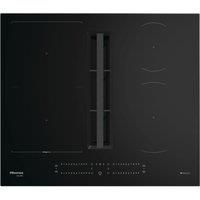 HISENSE Hi6 HEH6432BSCWF 60 cm Vented Electric Induction Smart Hob - Black, Black
