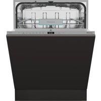 Hisense HV642C65UK Integrated Full Size Dishwasher - Black Control Panel - C Rated, Black