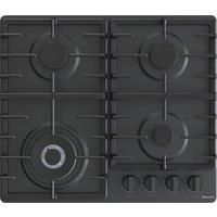 Hisense GM663BHF Built In 60cm 4 Burners Black Gas Hob