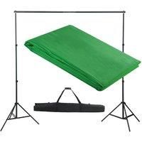 Backdrop Support System 300 x 300 cm Green