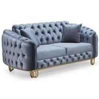 Dublin Chesterfield Velvet 3+2 Seater Sofa Set