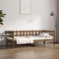 Day Bed Honey Brown 90x200 cm Solid Wood Pine