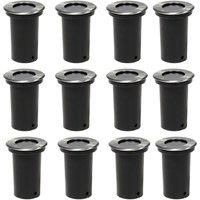 Outdoor Ground Lights 12 pcs Round