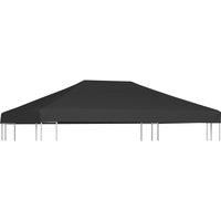 Gazebo Top Cover 310 g/m 4x3 m Grey
