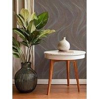 Rasch Opuenza Wave Wallpaper - Plum