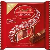 Lindt Lindor Milk Treat Bar Multipack 4x25g