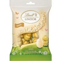 Lindt LINDOR White Chocolate Mini Eggs with a Smooth Melting Filling 80g