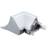 Paulmann 70441 Edge Connection of Profiles in The Outside Corners of Rooms 2-Pack Grey Plastic can be Painted or wallpapered