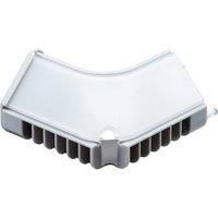 Paulmann 70442 Edge Connection of Profiles in The Inside Corners of Rooms 2-Pack Grey Plastic can be Painted or wallpapered