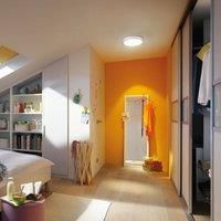 Paulmann Ceiling Lamp, Silver, Integriert, 17 W, Matt White