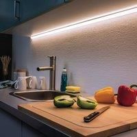 Paulmann 70665 MaxLED 500 Basic Set incl. 1x17 watt dimmable Silver Light Plastic LED Strip 6500 K, 17 W