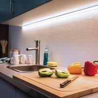 Paulmann 70671 LED Strip MaxLED 1000 Basic Set incl. 1x17 watt dimmable Lighting Strip Silver Light Strip Plastic LED Strip 6500 K