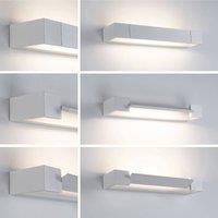 Paulmann Lucille 79515 LED Ceiling Light Wall Light IP44 Dimmable Ceiling Light White Living Room Lamp Aluminium