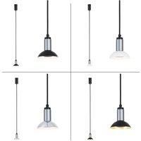 Paulmann 79519 Neordic Pendant Runa Max. 20W Dimmable Black, Anthracite Living Room Metal Lighting System GU10