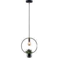 Paulmann Tasja pendant lamp with a plant pot