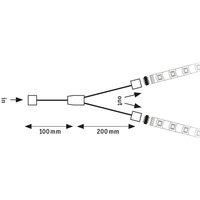 Paulmann 79813 MaxLED Y-Splitter 1 in 2 Out 30 cm max. 144 watt White Light Plastic LED Strip