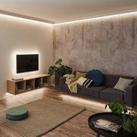 Paulmann 79853 LED MaxLED 250 1m Warm White IP20 incl. 1x4 watt Lighting Strip 2700 K, 4 W, Silver