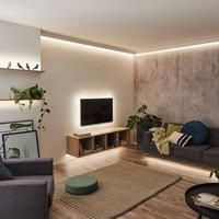 Paulmann 79870 LED MaxLED 250 1m Warm White IP44 Protect Cover incl. 1x4 watt Lighting Strip 2700 K, 4 W, Silver