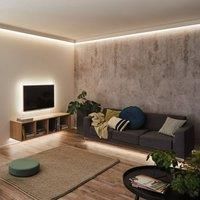 Paulmann 79882 LED MaxLED 250 1m RGBW IP44 Protect Cover incl. 1x7 watt Lighting Strip 3000 K, 7 W, Silver