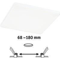 Paulmann Veluna VariFit Edge 79955 LED Panel 200 x 200 mm Square Dimmable Daylight White Plastic Ceiling Light 4000 K