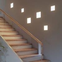 Paulmann Areo VariFit 93059 LED Recessed Panel IP44 3 Levels 175 x 175 mm Square incl. 1 x 13 watt dimmable White Plastic 4000 K