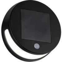 Paulmann 94265 Helena Solar LED Wall luminaire Round incl. 1x3 watt Outdoor Lighting Anthracite Garden Lighting Plastic Exterior Wall 3000 K
