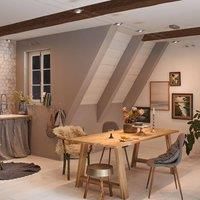 Paulmann 94414 CorDuo LED System Set RoundMac DC incl. 5 x 4.5 Watt Expandable Matt Chrome Wire Rope Metal 3000 K