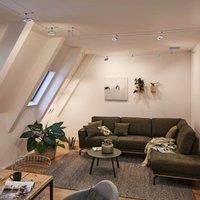 Paulmann 94481 LED Cable Frame Base Set 5 x 400 lm incl. 5 x 4.8 W Warm White matt, Chrome Plastic, Metal Lighting System 3000 K