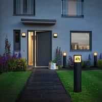 Paulmann 94515 LED Outdoor Light Smart Home Zigbee Bollard Light Padea IP44 10 W Twilight/Motion Sensor Tunable Warm Outdoor 2200-3000 K
