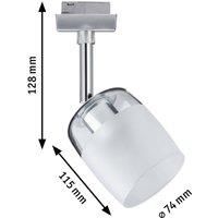 Paulmann 953.38 Indoor Lighting Suitable for Indoor Use G9 Rail Lighting Spot Light Chrome Spotlight