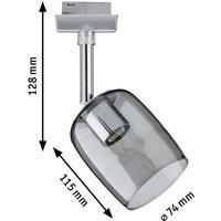 Paulmann 953.39 Indoor Lighting Suitable for Indoor Use G9 Rail Lighting Spot Light Chrome Spotlight