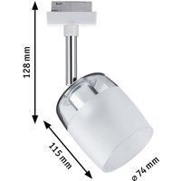 Paulmann Pure I High Voltage Rail System Light URail GU10 10W LED Chrome (Matte), Metal, G9, White