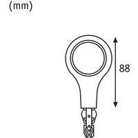 Paulmann URail end cap, LED light, 2,700 K white