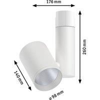 Paulmann Zeuz URail spot 4,000 K 15 matt white