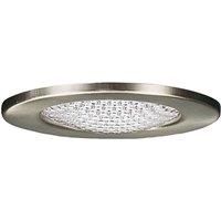 Paulmann 98449 Furniture Recessed Light max 20W 12V G4 66mm Brushed Iron Sheet Steel/Glass, Metal