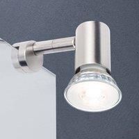 Paulmann 99905 Galeria luminaire LED Simplo Bathroom Brushed Iron Mirror Lighting incl. lamp 1x53W GU10, Metal, 5.3 W
