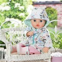 Baby Annabell 706718 Deluxe Rain Set-To Fit 43cm Dolls-Outfit Rainy Days, Includes Raincoat, Trousers and Pair of Wellingtons-Suitable for Children Aged 3+ years-706718