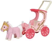 Baby Annabell Little Sweet Carriage & Pony 707210 - For Dolls Sized 36cm to 43cm for Toddlers - Carriage Includes Light Effects, Removable Handle/Harness - Batteries Required - Suitable from 1 Year