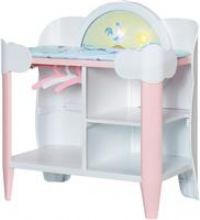 Baby Annabell Day & Night Changing Table 709672 - For 36cm & 43cm Baby Annabell Dolls - Light Effects, Changing Mat, Hangers - Require 3 AAA Batteries (Not Included) - Suitable for Kids From 3+ Years