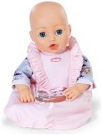 Baby Annabell Sleeping Bag - Pink & floral design - Fits any 36cm & 43cm doll - 100% plastic free packaging doll accessory - Suitable for children aged 3+