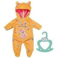 Baby born Little Bear Onesie 834619 - Accessories for Dolls up to 36cm - Features Super-Soft Fabric with Hood and a Hanger - Suitable for Kids from 2+