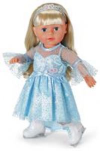 BABY born Princess on Ice 836095 - Princess Dress with Matching Ice Skates and Tiara for 43cm Dolls - Suitable for Children from 3 Years Old