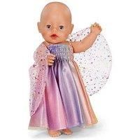 BABY born Rainbow Dress, Doll Dress with Wings and Glitter for 43cm Dolls, For Children Aged 3+, 836132 Zapf Creation