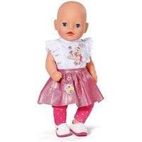 BABY born Little Everyday Outfit 836330 - Outfit with Matching Accessories for 36cm Dolls - Easy for Kids to Dress Independently - Suitable for Children from 1 Years Old
