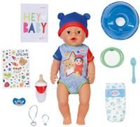 BABY born Jonas, ££Baby Doll with 10 Functions and Accessories, For Children Aged 3 and Over, Works without Batteries, 43cm Tall Doll, 834848 Zapf Creation