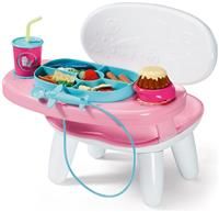 BABY born Lunch Time Table with Interactive Light and Sound Functions, with Over 10 Different Meal and Drink Options For 43cm Dolls, For Children Aged 3+, 837009 Zapf Creation