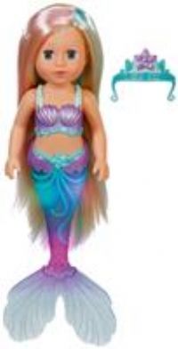 BABY born Mermaid, 43cm Mermaid Toy with Colour-Changing Tail and Sparkly Tiara for Children Ages 3+, 837368 Zapf Creation, Green