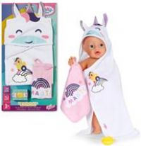 Baby Born Unicorn Hooded Towel Set
